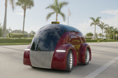 3D Visualization of a Self-Driving Delivery Vehicle